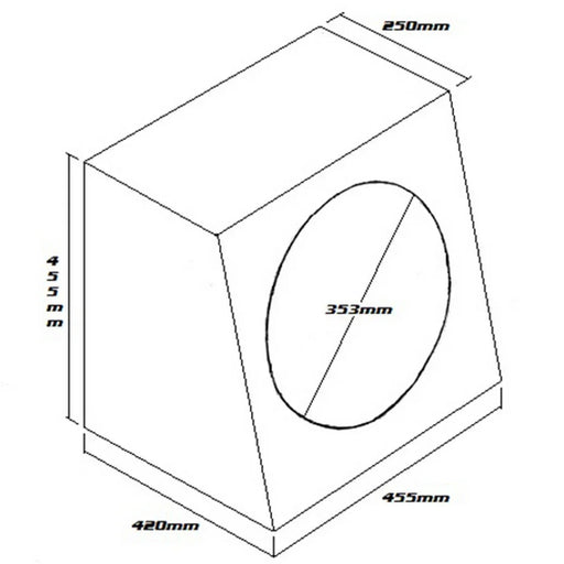 RAPTOR SUBWOOFER BOX FOR 15" SINGLE SUB BLACK - LX2001 - Homewares, Outdoor, Phone Accessories, Cases, Speakers, Headphones + More -