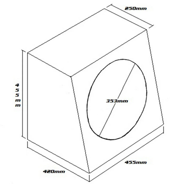 RAPTOR SUBWOOFER BOX FOR 15" SINGLE SUB BLACK - LX2001 - Homewares, Outdoor, Phone Accessories, Cases, Speakers, Headphones + More -