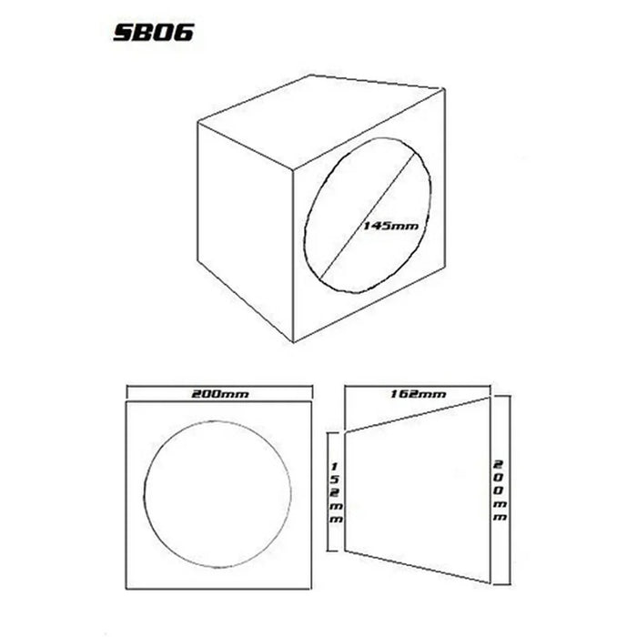 RAPTOR SPEAKER BOX 6.5" PER PAIR - LX2001 - Homewares, Outdoor, Phone Accessories, Cases, Speakers, Headphones + More -