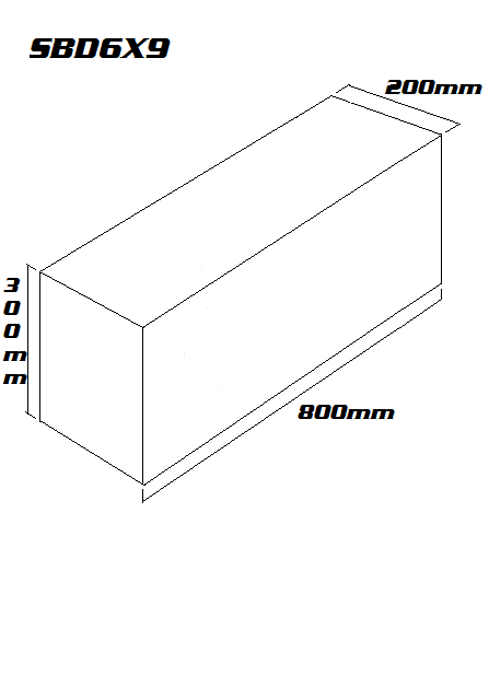 Speaker Box Double 6" X 9"