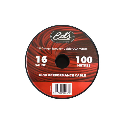Eds 16 Gauge Speaker Cable Cca 100M Grey - LX2001 - Homewares, Outdoor, Phone Accessories, Cases, Speakers, Headphones + More -