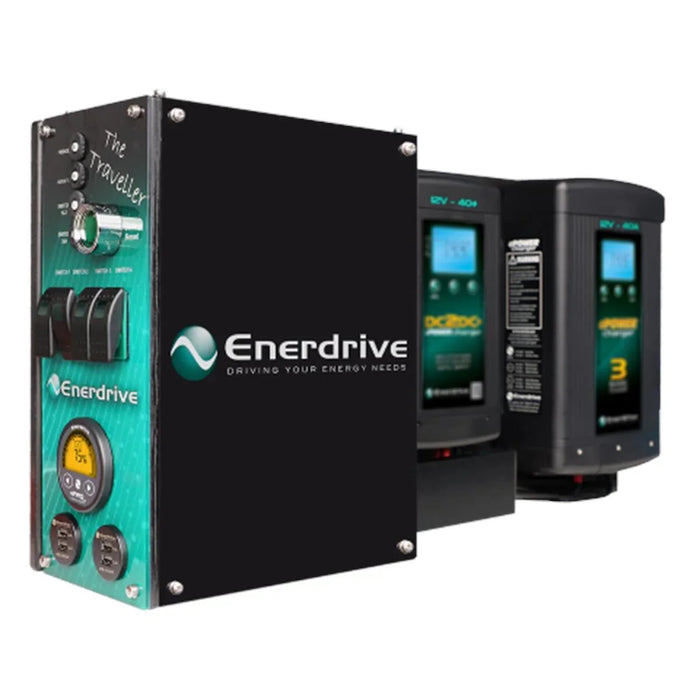 Enerdrive Traveller System Left Mount With 40A Charger, Dc To Dc & Epro+ - LX2001 - Homewares, Outdoor, Phone Accessories, Cases, Speakers, Headphones + More -