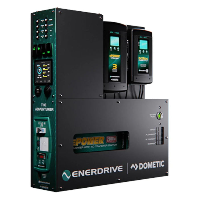 Enerdrive Adventurer Power System Left Mount 40Ac 40Dc 2000X Inc Simarine - LX2001 - Homewares, Outdoor, Phone Accessories, Cases, Speakers, Headphones + More -