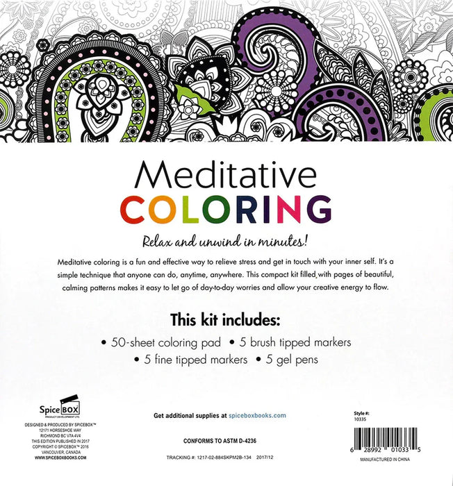 Sketch Plus Deluxe Meditative Coloring - LX2001 - Homewares, Outdoor, Phone Accessories, Cases, Speakers, Headphones + More -