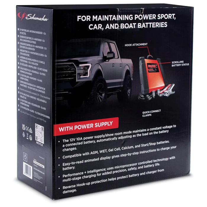 Schumacher Spi15 Battery Charger 15A 12V - LX2001 - Homewares, Outdoor, Phone Accessories, Cases, Speakers, Headphones + More -