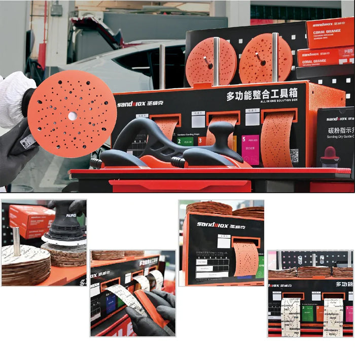 Sandwox All In One Solution Box For Sanding Discs And Rolls - LX2001 - Homewares, Outdoor, Phone Accessories, Cases, Speakers, Headphones + More -