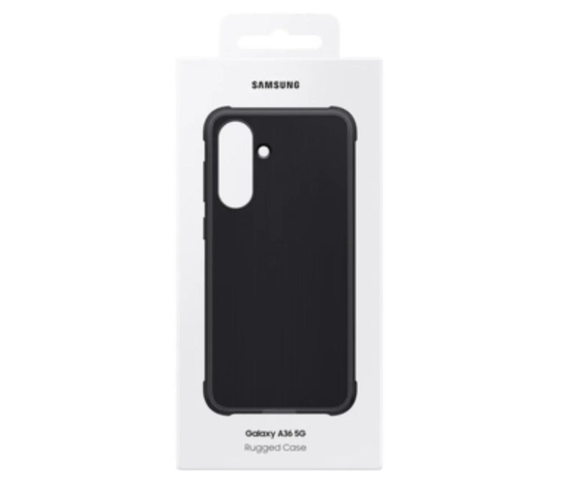 Samsung A36 Rugged Case Black EF-RA366CBEGWW - LX2001 - Homewares, Outdoor, Phone Accessories, Cases, Speakers, Headphones + More -