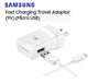 Samsung Fast Charging Travel Adaptor (9V) (Micro USB) EP-TA20HWEUGAU - LX2001 - Homewares, Outdoor, Phone Accessories, Cases, Speakers, Headphones + More -