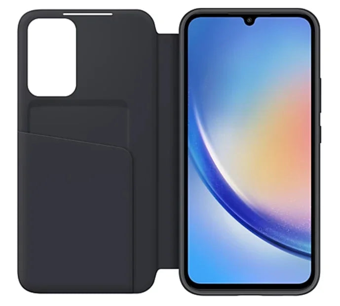 Samsung Galaxy A34 6.6" 5G (2023) Smart View Wallet Cover Case - Black - LX2001 - Homewares, Outdoor, Phone Accessories, Cases, Speakers, Headphones + More -