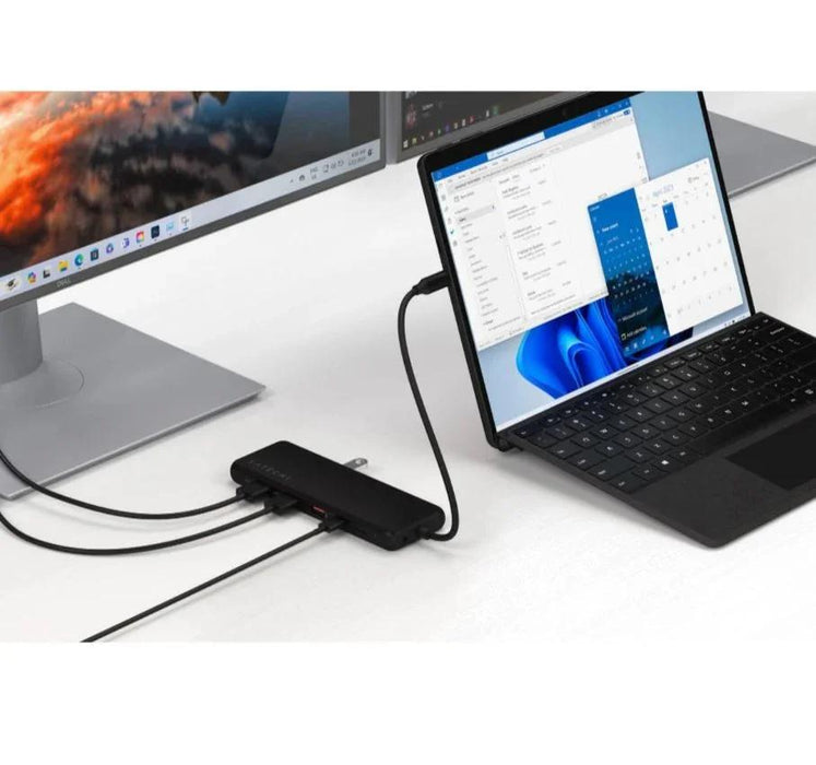 Satechi 13-in-1 USB-C Triple Display Multiport Adapter (Black) - LX2001 - Homewares, Outdoor, Phone Accessories, Cases, Speakers, Headphones + More -