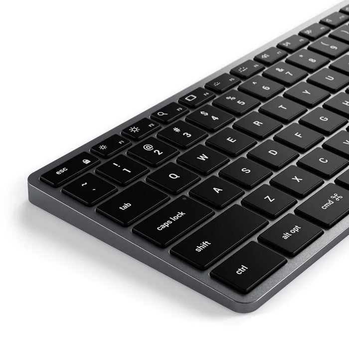 Satechi Slim X3 Bluetooth Backlit Keyboard - Space Grey ST-BTSX3M 879961009052 - LX2001 - Homewares, Outdoor, Phone Accessories, Cases, Speakers, Headphones + More -