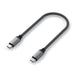 Satechi USB-C to USB-C Short 25cm Cable - Space Grey ST-TCC10M 879961009014 - LX2001 - Homewares, Outdoor, Phone Accessories, Cases, Speakers, Headphones + More -