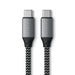 Satechi USB-C to USB-C Short 25cm Cable - Space Grey ST-TCC10M 879961009014 - LX2001 - Homewares, Outdoor, Phone Accessories, Cases, Speakers, Headphones + More -