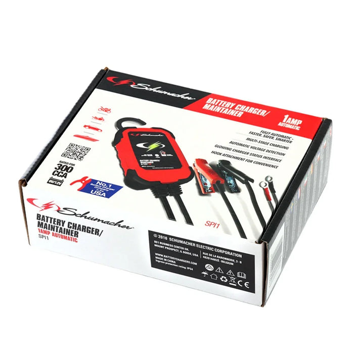 Schumacher Battery Charger 6-12V 1A AND Maintainer FOR AGM SLA GEL CELL SPI - LX2001 - Homewares, Outdoor, Phone Accessories, Cases, Speakers, Headphones + More -