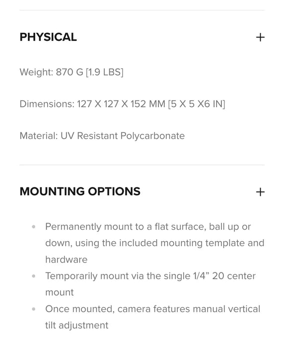 Sionyx Nightwave Boating Night Vision Camera White - LX2001 - Homewares, Outdoor, Phone Accessories, Cases, Speakers, Headphones + More -