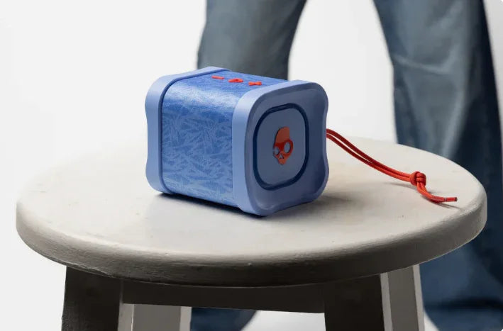 Skullcandy Terrain Mini Wireless Bluetooth Portable Speaker - Triple Threat Ocean - LX2001 - Homewares, Outdoor, Phone Accessories, Cases, Speakers, Headphones + More -
