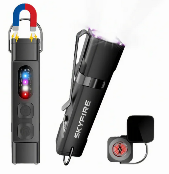 Skyfire 2178 Mini Flashlight Torch Ip54 112 Lumens With Side Light & Cig Lighter