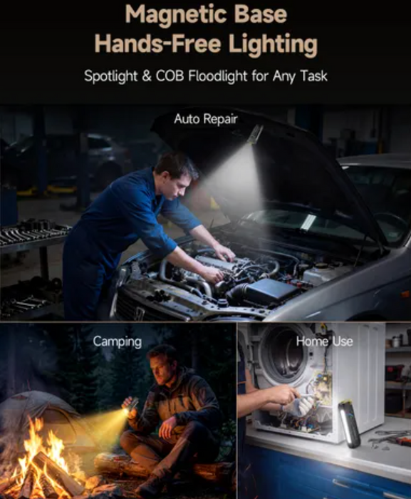 Skyfire 2191 Flashlight Torch Ip54 942 Lumens With Uv / Rgb