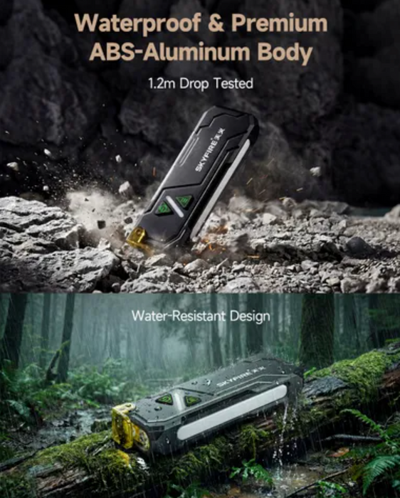 Skyfire 2191 Flashlight Torch Ip54 942 Lumens With Uv / Rgb