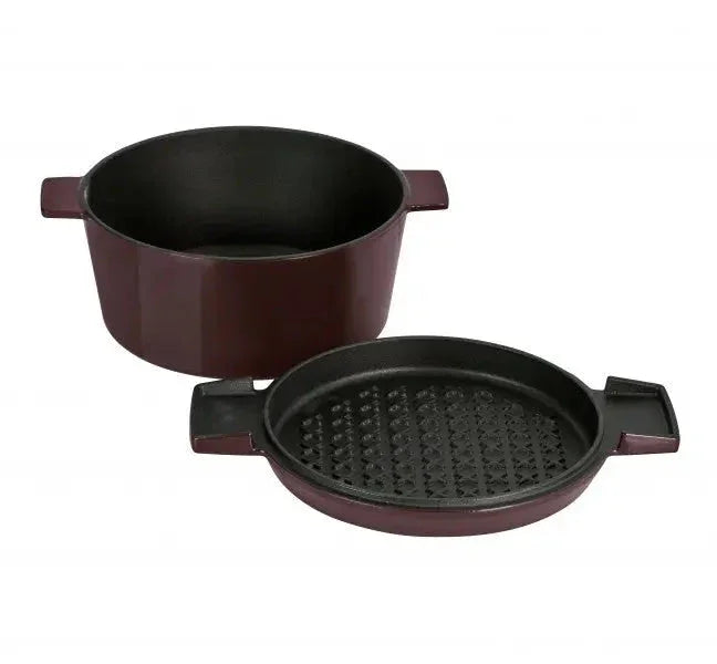 Stanley Rogers Cast Iron French Oven Bordeaux 24cm - LX2001 - Homewares, Outdoor, Phone Accessories, Cases, Speakers, Headphones + More -