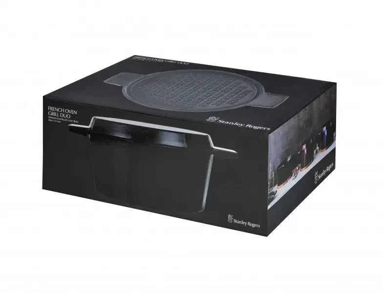 Stanley Rogers Cast Iron French Oven Mid Blue 28cm - LX2001 - Homewares, Outdoor, Phone Accessories, Cases, Speakers, Headphones + More -