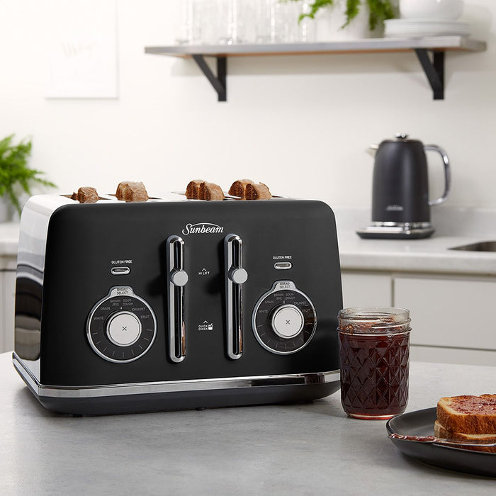 Sunbeam Alinea Select Collection 4 Slice Toaster - Black TA2840K
