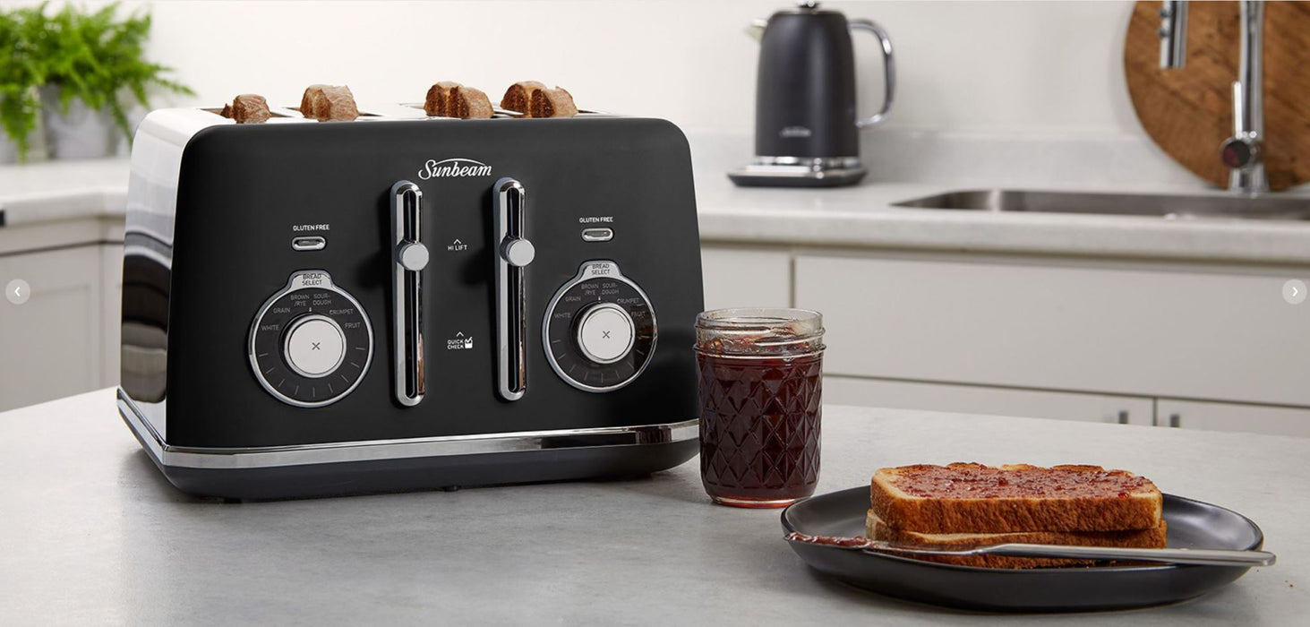 Sunbeam Alinea Select Collection 4 Slice Toaster - Black TA2840K