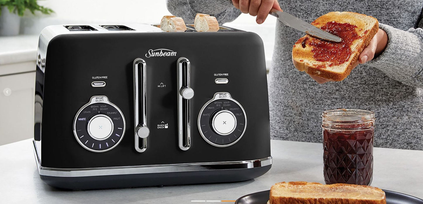 Sunbeam Alinea Select Collection 4 Slice Toaster - Black TA2840K