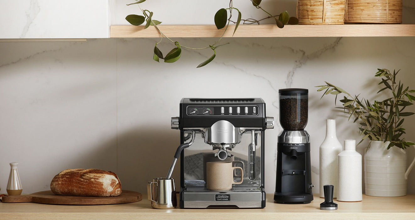 Sunbeam Cafe Series Duo Espresso Coffee Machine EMM7200BK EMM7200BK