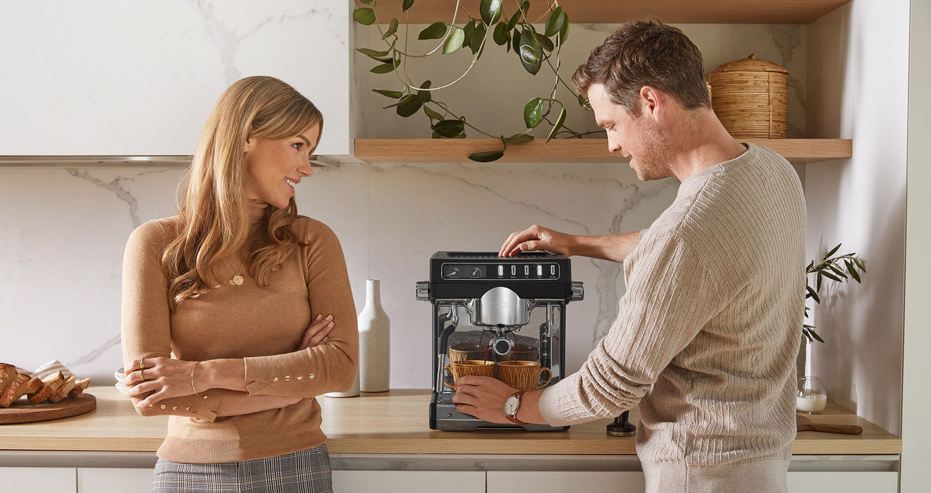 Sunbeam Cafe Series Duo Espresso Coffee Machine EMM7200BK EMM7200BK