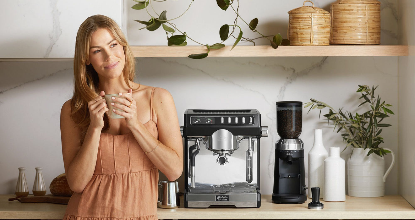 Sunbeam Cafe Series Duo Espresso Coffee Machine EMM7200BK EMM7200BK