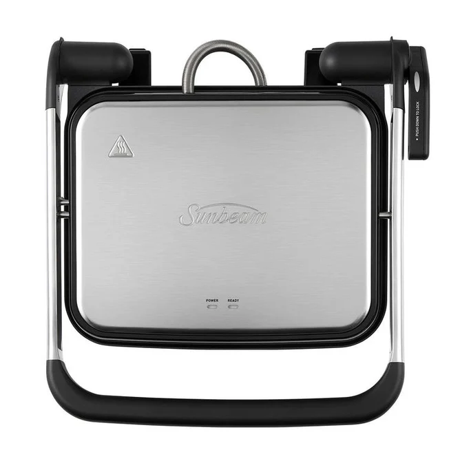 Sunbeam Cafe Style 4 Slice Sandwich Maker Flat Press