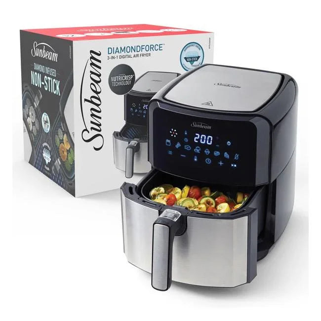 Sunbeam DiamondForce 3-in-1 Digital 5L Air Fryer AFP4500DF - LX2001 - Homewares, Outdoor, Phone Accessories, Cases, Speakers, Headphones + More -