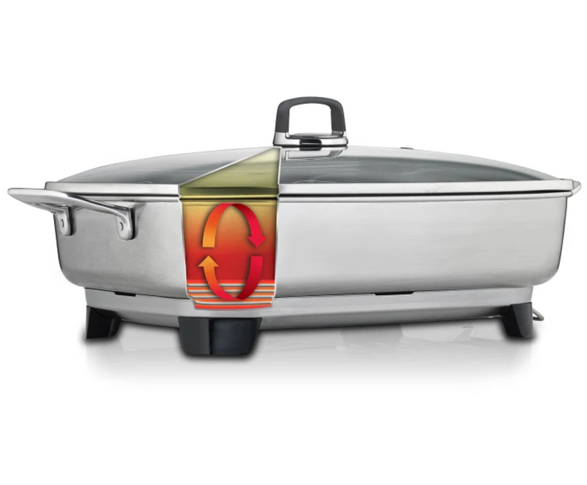 Sunbeam Ellise Stainless Steel Frypan