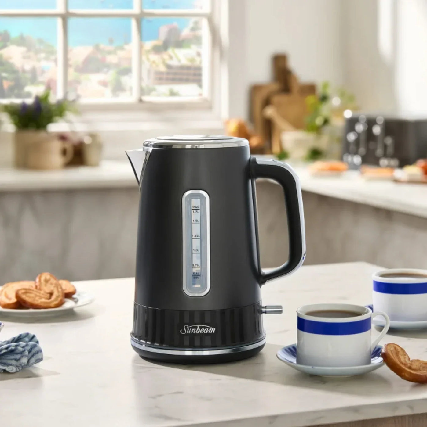 Sunbeam French Riviera Collection Kettle 1.7L Graphite — LX2001 ...