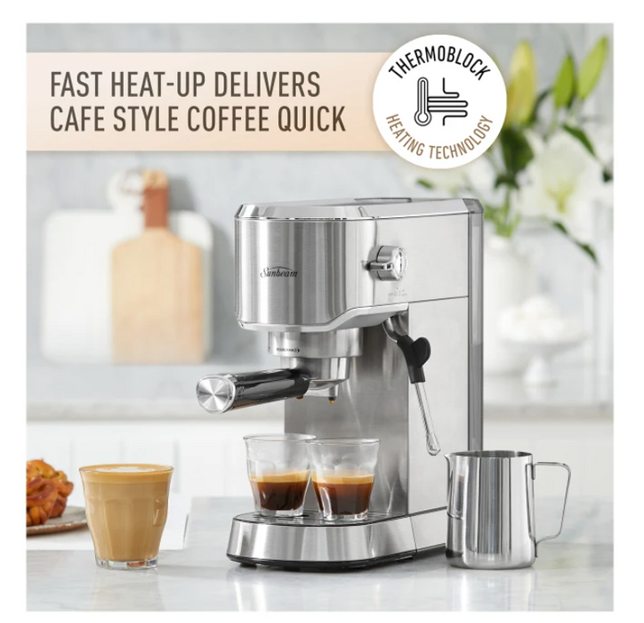 Sunbeam Fresh Start Slimline Espresso Coffee Machine
