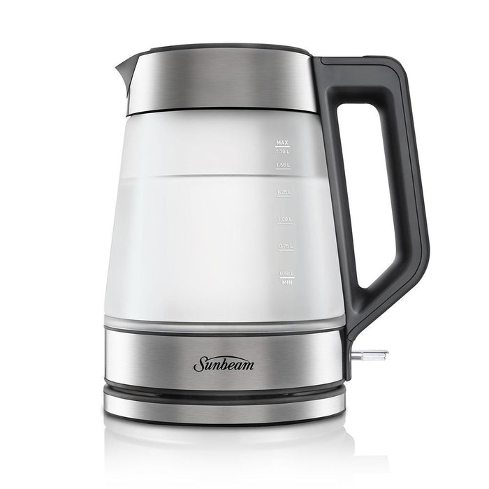 Sunbeam Morning Frost Glass Kettle