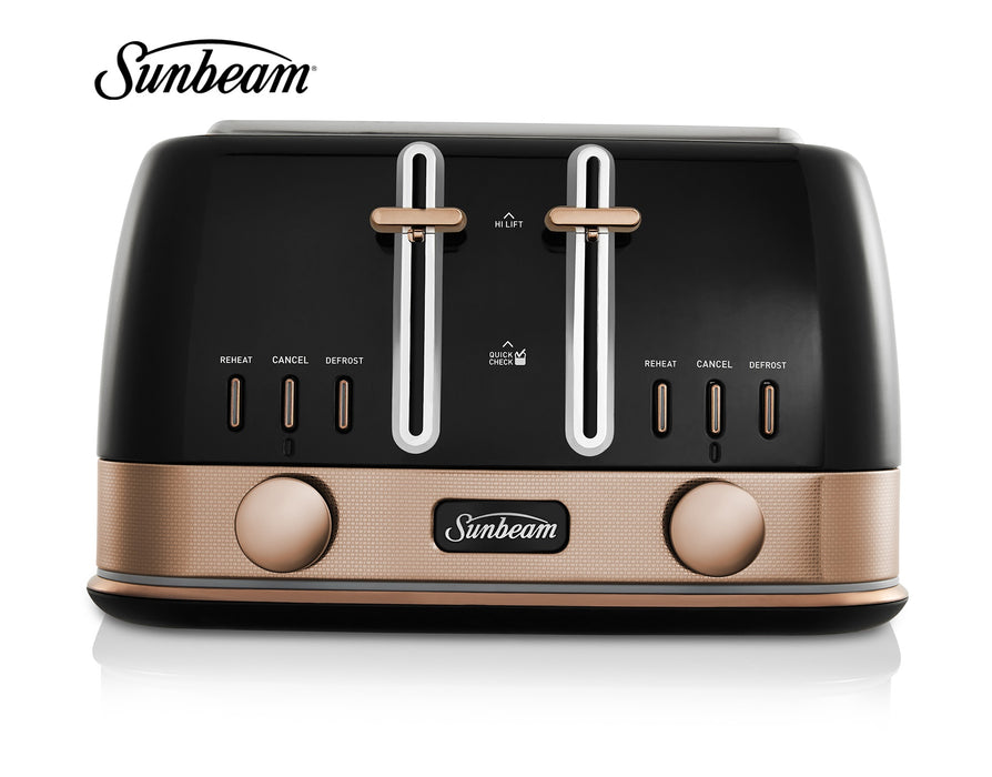 Sunbeam New York Collection 4 Slice Toaster - Black Bronze TA4440KB
