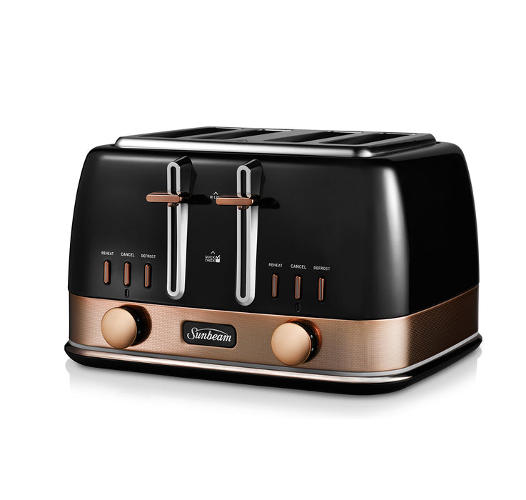 Sunbeam New York Collection 4 Slice Toaster - Black Bronze TA4440KB