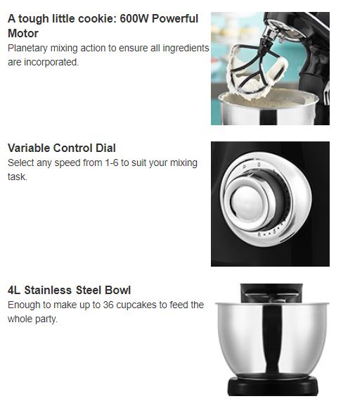Sunbeam Planetary Mixmaster The Tasty One - White MXP3000WH 9311445026861