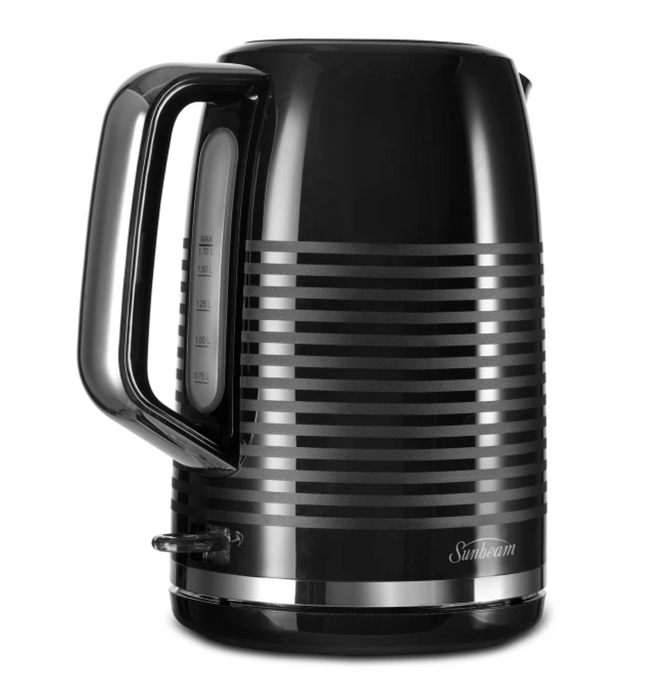 Sunbeam Rise And Shine Breakfast Set Toaster + Kettle - Black