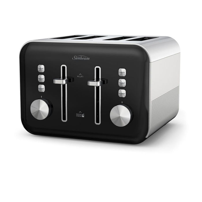Sunbeam Simply Shine 4 Slice Toaster - Black