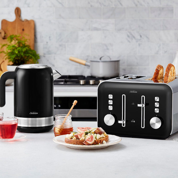 Sunbeam Simply Shine 4 Slice Toaster - Black