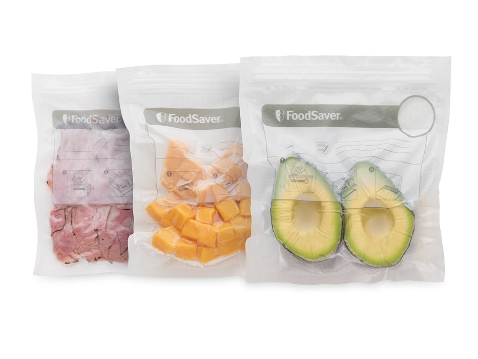 Sunbeam VS0500 FoodSaver 35 x Reusable Vacuum Zipper Bags 9311445024973