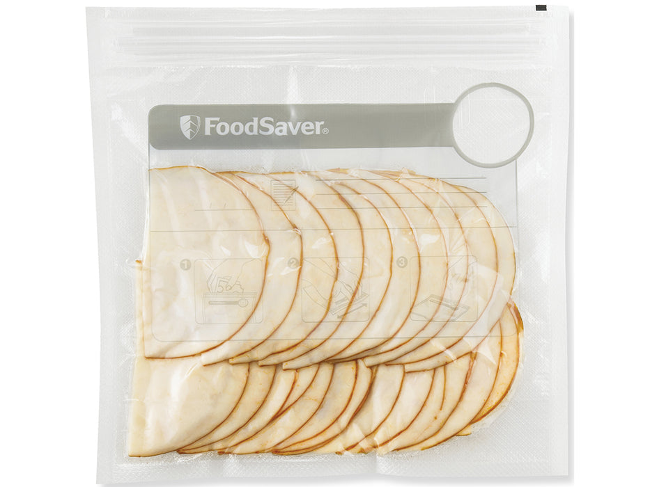 Sunbeam VS0500 FoodSaver 35 x Reusable Vacuum Zipper Bags 9311445024973