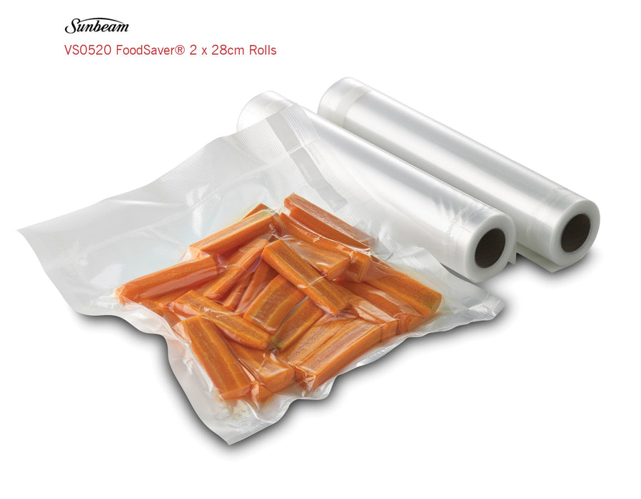 Sunbeam VS0520 FoodSaver 2 x 28cm Rolls 9311445011966