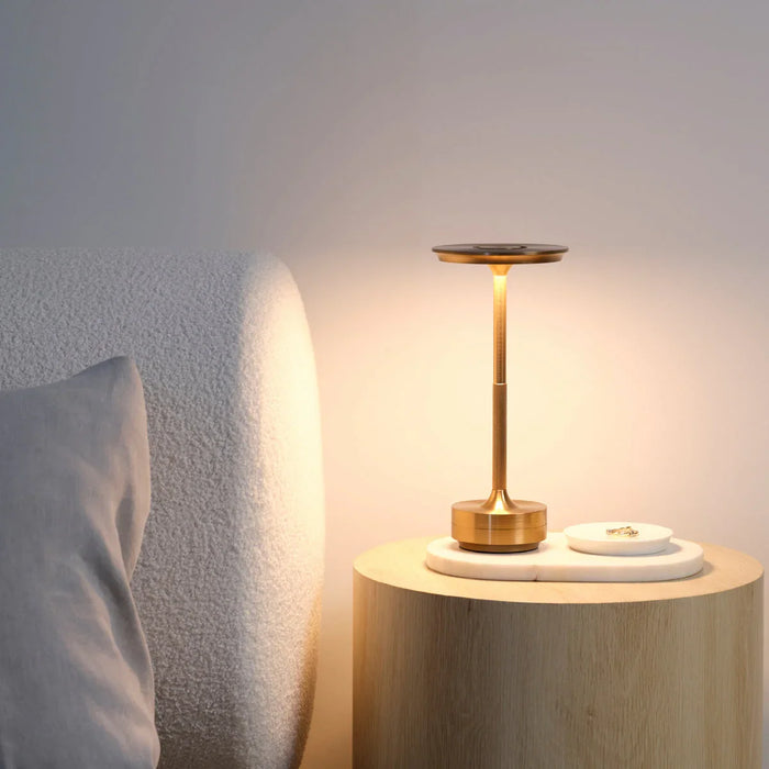 Tablekraft Ambience Stella Cordless LED Table Lamp Brushed Brass - LX2001 - Homewares, Outdoor, Phone Accessories, Cases, Speakers, Headphones + More -
