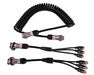 Mongoose SPIRAL CABLE 3MALE/3FEMALE PIN - LX2001 - Homewares, Outdoor, Phone Accessories, Cases, Speakers, Headphones + More -
