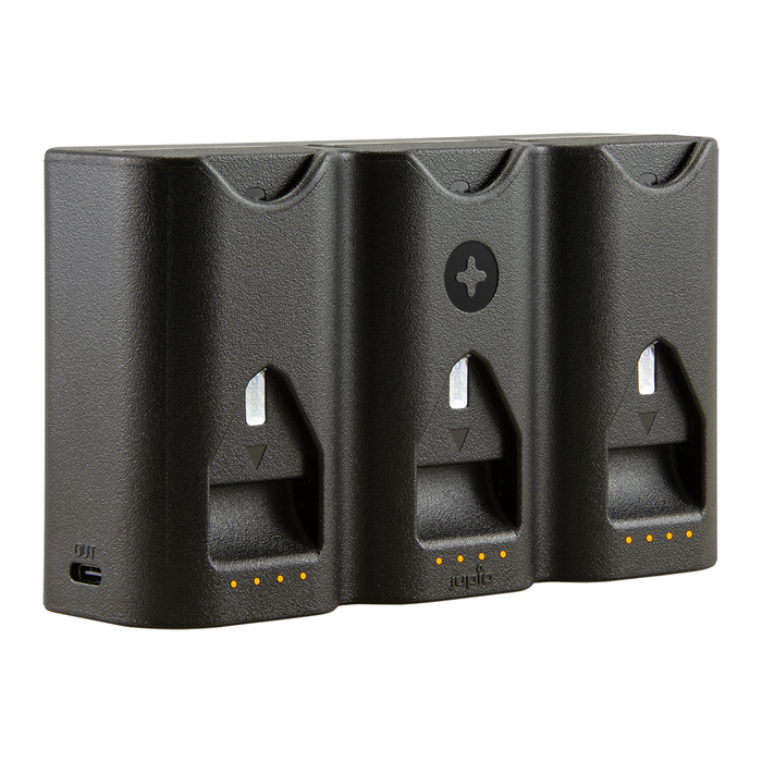 Jupio Tri-Charge Air3 Charger & Powerbank For Canon Lp-E6 Series