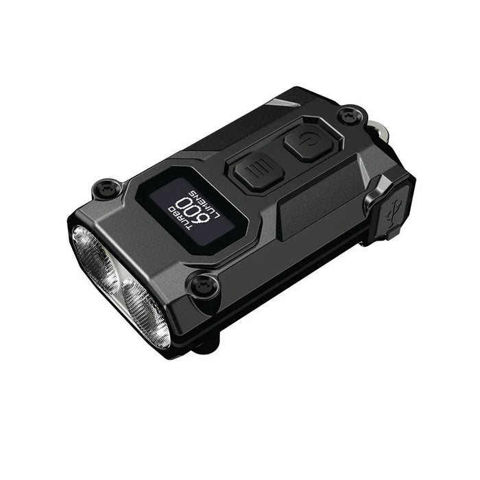 Nitecore 600 Lumen Usb-C Rechargeable Keychain Flashlight Black - LX2001 - Homewares, Outdoor, Phone Accessories, Cases, Speakers, Headphones + More -